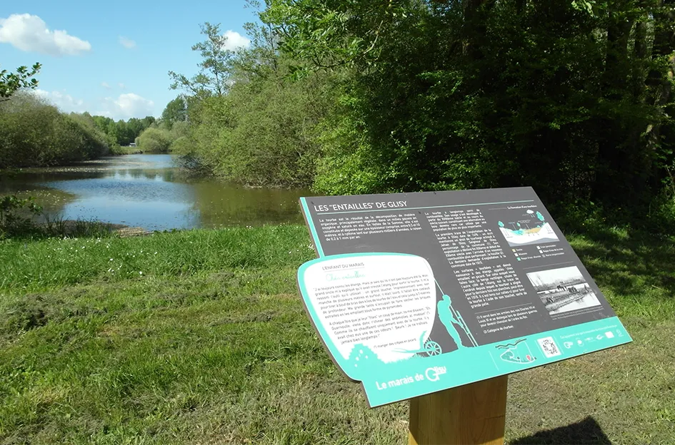 signalétique sentier interprétation milieu humide hauts de france