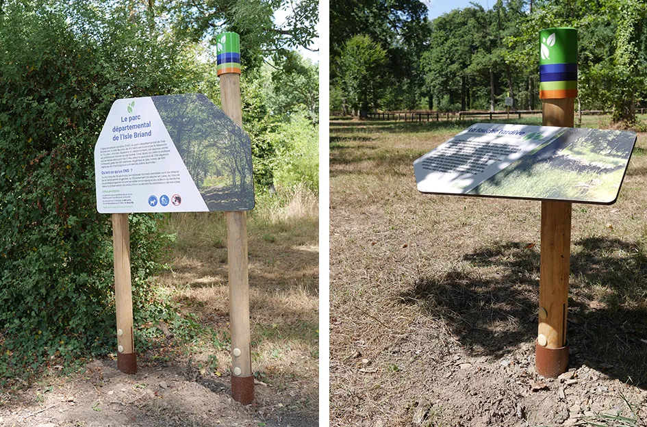 panneau signaletique espace naturel